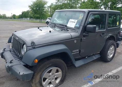 2016 Jeep Wrangler Sport from USA, damaged, VIN 1C4GJWAG2GL318981